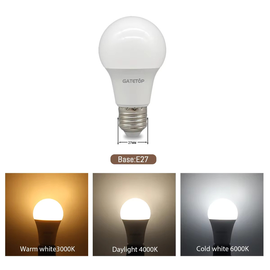 10er Set A60 G45 LED-Glühbirnen mit E27 Sockel in Kaltweiß und Warmweiß für deine Heimbeleuchtung - Bild 2