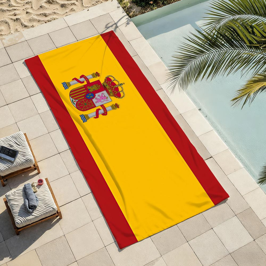 Strandtuch Flagge von Espana Spanisch Spanien von Creative Man, multicolor, B: 40 cm, H: 60 cm - Bild 3