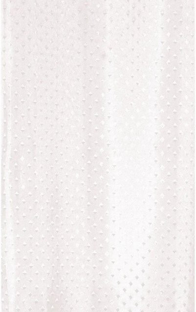 Euroshowers Duschvorhang Star Cremeweiß mit Sternen-Design aus Polyester, B: 180 cm, H: 200 cm, inklusive 12 Ringen - Bild 1