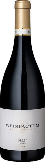 Weinfactum Bad Cannstatt Merlot Rotwein, Württemberg, 2022, trocken, 0,75 l - Bild 1