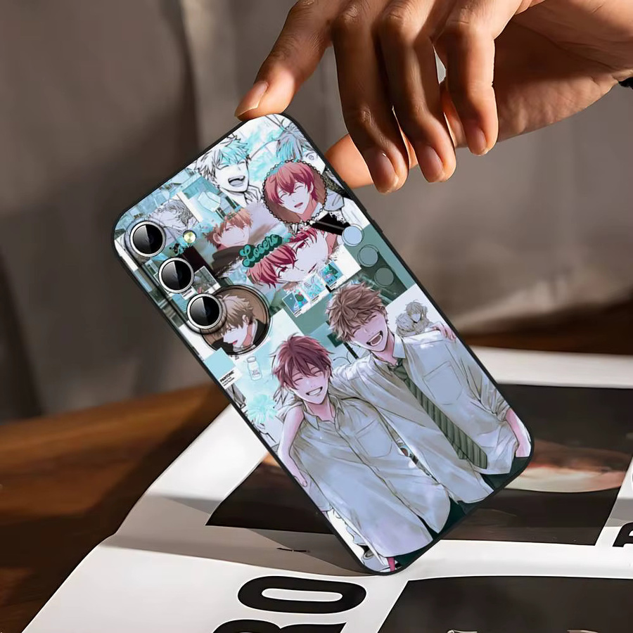 Given Yaoi Anime Handyhülle für Samsung Galaxy S21 S22 S23 S24 S25 S26 Ultra FE Plus 5G A52S Soft Cover Multicolor - Bild 4