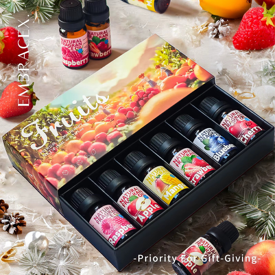 EMBRACEX Geschenkbox mit ätherischen Fruchtölen, Unisex, multicolour - Bild 5