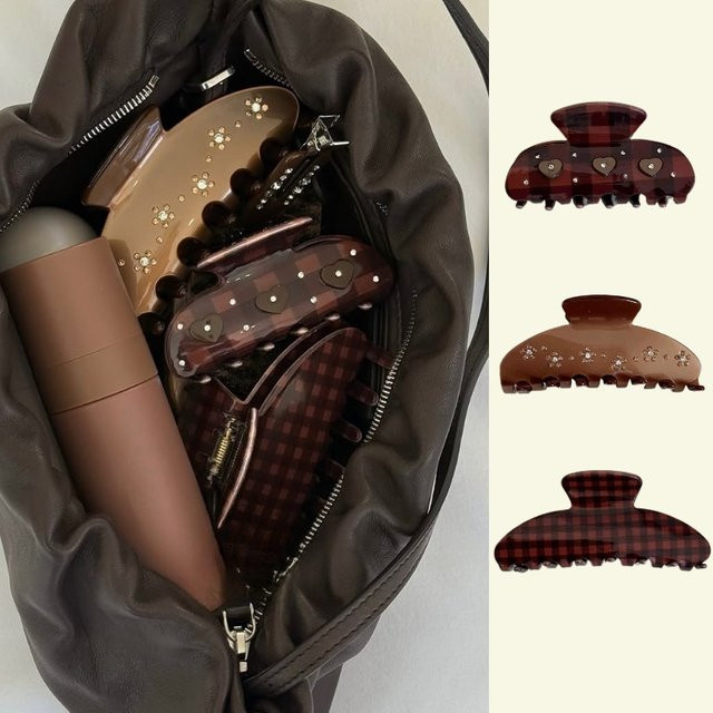 Van Daisy Haarspangen, Herz, Strass, Acetat, Damen - Bild 1