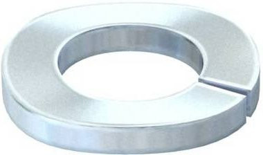 OBO Bettermann Federring aus Stahl in Silber, 100 Stück, M10, Innendurchmesser: 10,5 mm, Außendurchmesser: 18,1 mm - Bild 1