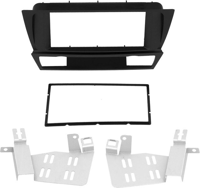 Koogeelife 2DIN Navigationsrahmen Mittelkonsole Armaturenbrett Ersatz für BMW 3er E90 91 E92 E93 2004-2012 in Schwarz - Bild 1