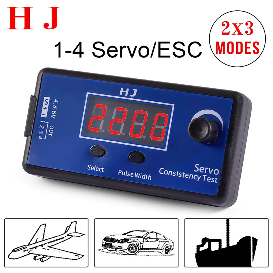HJ RC Servo Tester, Digitales Lenkservo, Multifunktion - Bild 2