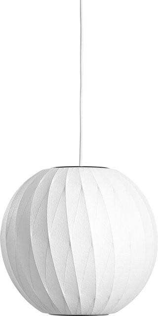 HAY Nelson Ball Criss Cross Bubble Pendelleuchte in Weiß mit organischer Form und E27 Fassung - Bild 1