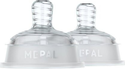 Mepal Mio 2-teiliges Flaschensauger-Set mit Medium Flow in Transparent - Bild 1