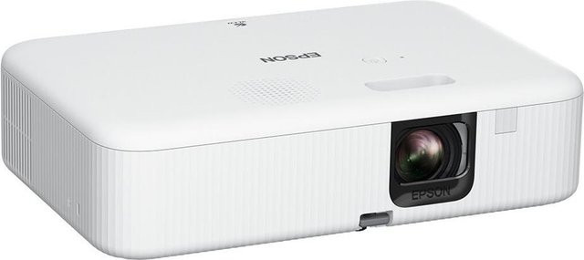 Epson CO-FH02 Tragbarer 3LCD-Projektor in Schwarz/Weiß mit 3000 lm, Full HD und Android TV - Bild 1