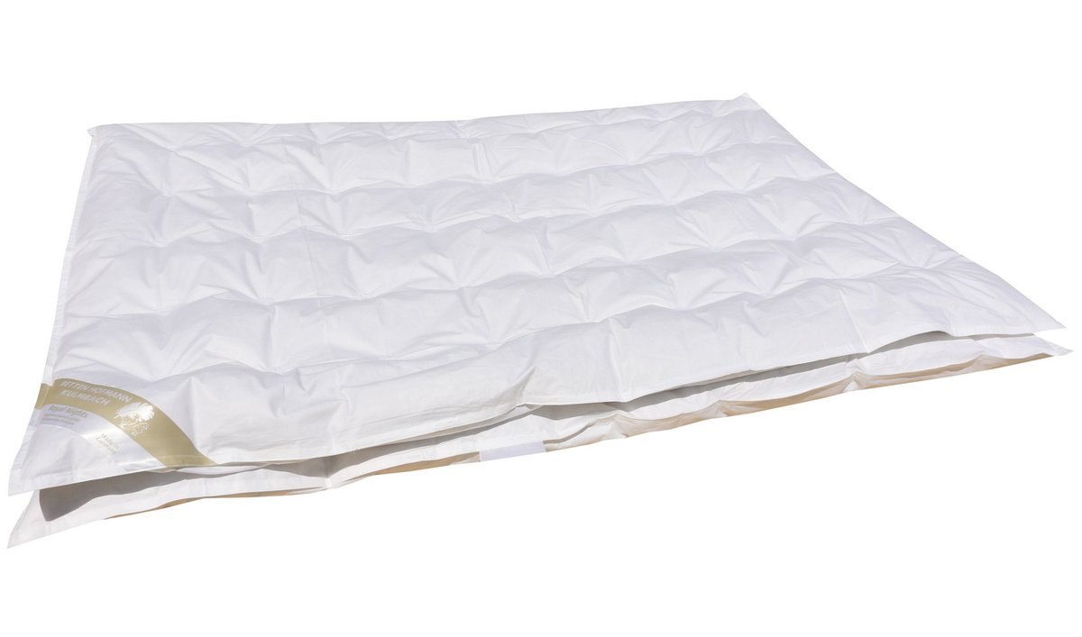 Betten Hofmann Mini Maxi Combi Kinder Ganzjahres Daunendecke, Farbe: Weiß, B/T: 135 x 200 cm - Bild 1