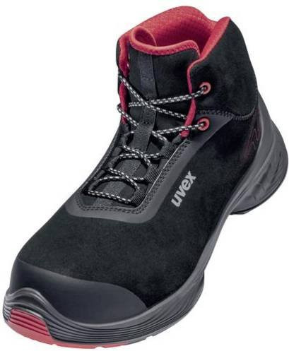 Uvex 1 G2 ESD Sicherheitsstiefel S3 in Rot-Schwarz, Größe 38 - Bild 1