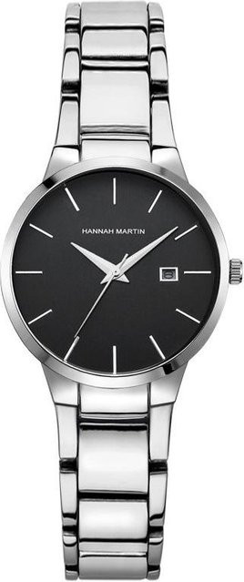Hannah Martin Armbanduhr Edelstahl, Quarz, Schwarz, Damen - Bild 1