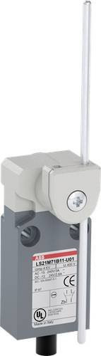 ABB LS21M71B11-U01 Positionsschalter mit Kuppenstößel, 10A, IP67, grau, Zinklegierung - Bild 1