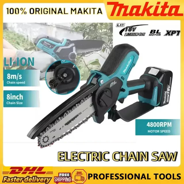 Makita Akku-Handkettensäge 6 Zoll Elektrische Holzsäge für 18V LXT Akkus - Bild 1