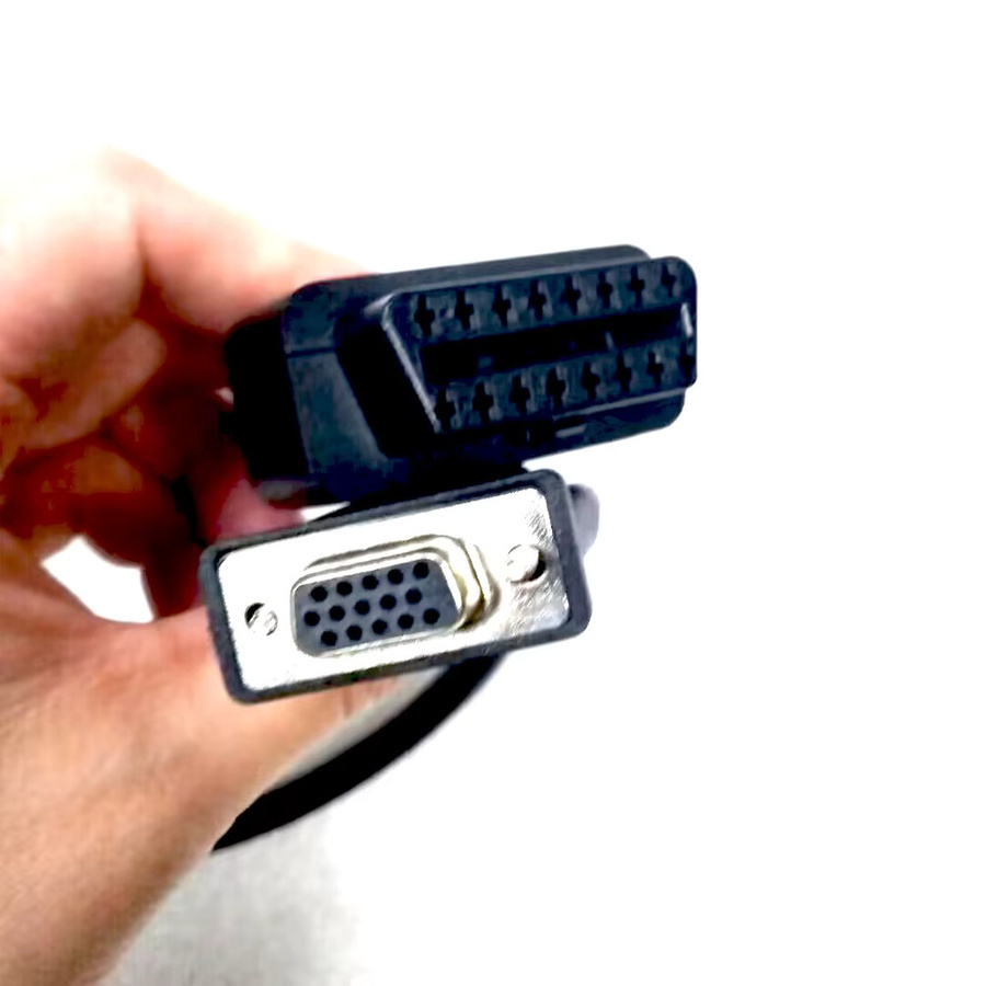 OBDOK OBD2 15-Pin auf 16-Pin Adapterkabel in Schwarz für Diagnosegeräte wie X431 und Diagun - Bild 2