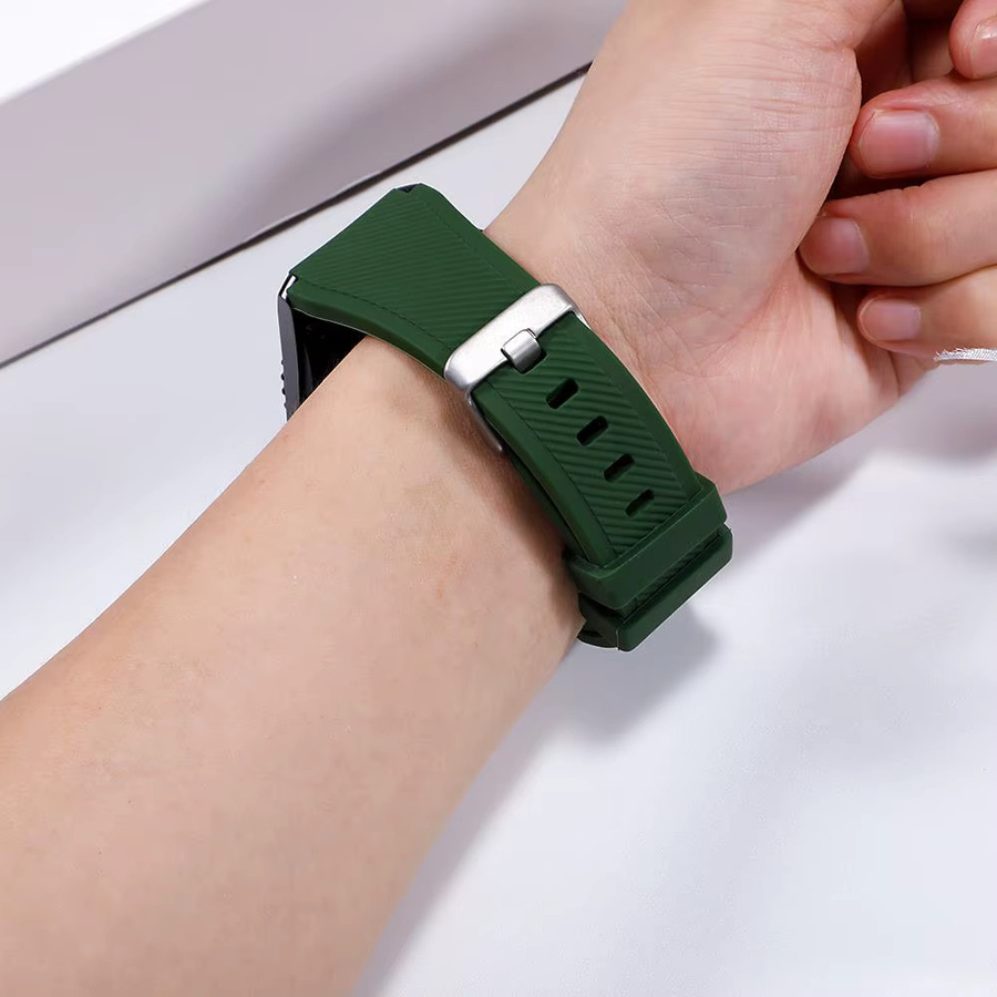 apband Uhrenarmband Silikon, green, Redmi Watch 5 Active, Redmi Watch 5 Lite, 22 mm - Bild 1
