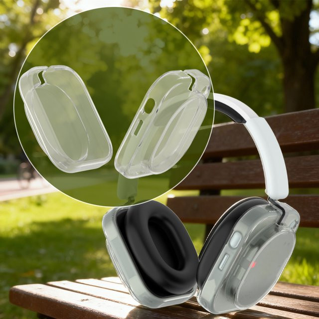 ATUOTIN Schutzhülle für Nothing Headphone (1) Kopfhörer, TPU-Hartschale, transparent, ultradünn und stoßfest - Bild 1