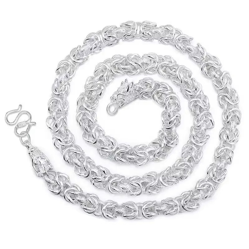 DOTEFFIL Halskette, 925 Silber, Herren, 60 cm - Bild 3