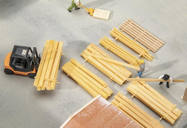 Faller Bretterstapel, 1:87 (Spur H0), Holz, Natur / Holzfarben - Bild 1