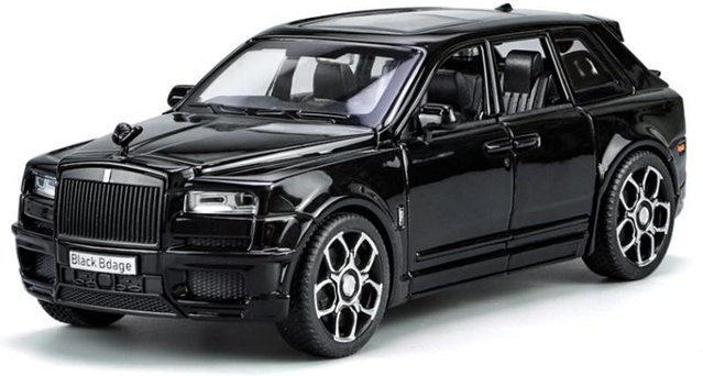 Linyi toy car Rolls Royce Cullinan SUV, Modellauto, 1:32, Metall, mit Licht und Ton - Bild 1