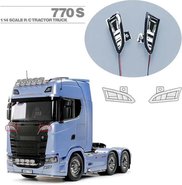 JUWUBA LED-Frontscheinwerferlampe, LKW-Zubehör - Bild 1