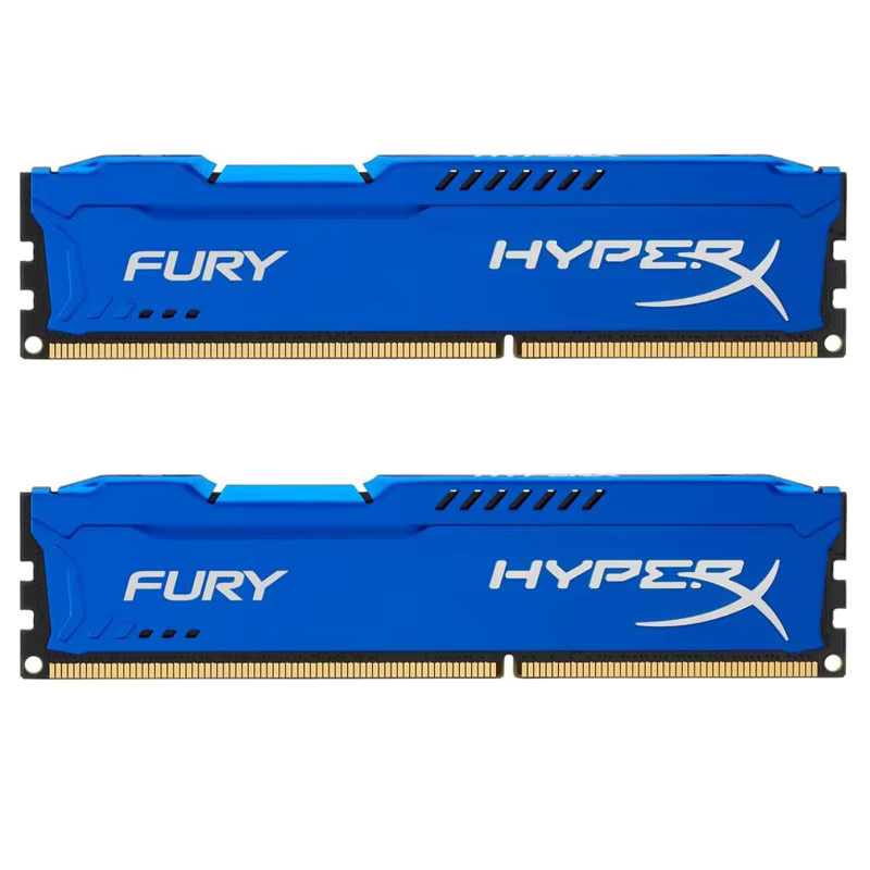 Kingston HyperX Fury DDR3 Desktop RAM Kit, 2x8GB, Blue, 240-Pin, 1,5V DIMM - Bild 3