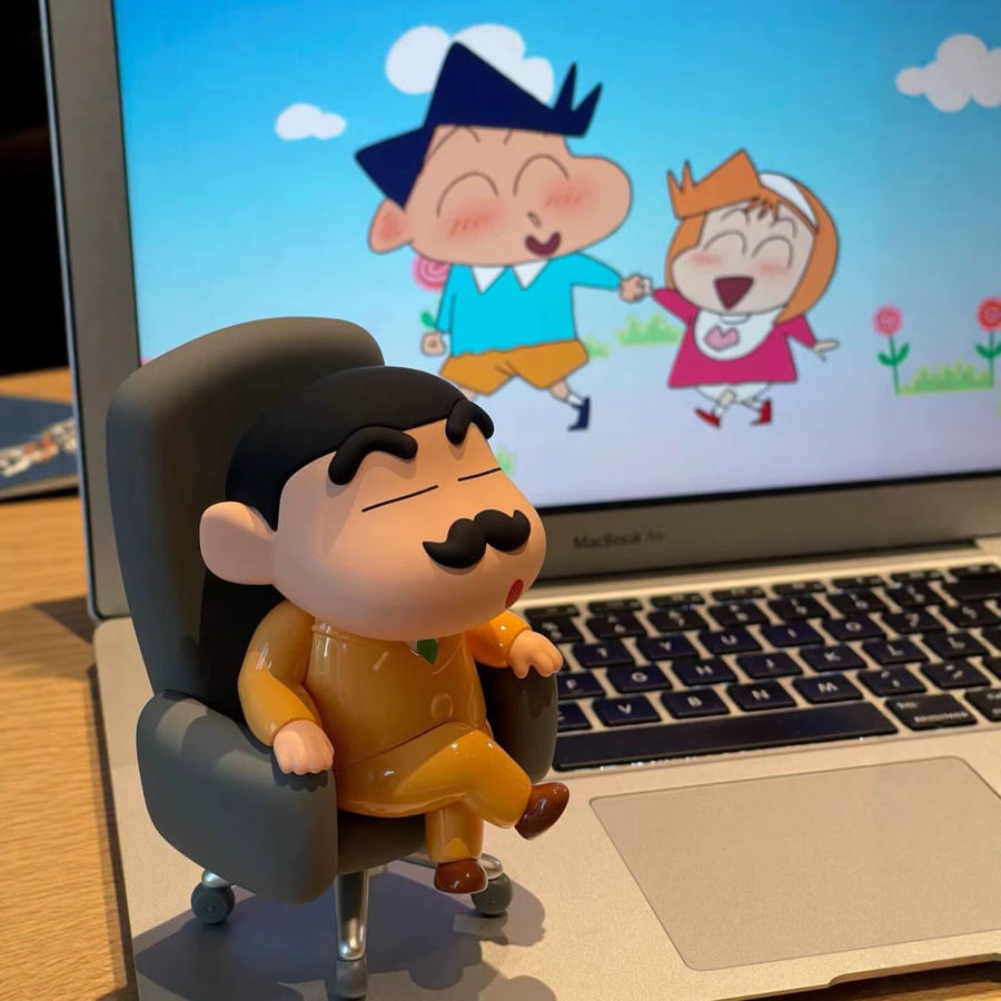 Bandai Crayon Shin-chan Sitzfigur, Actionfigur, Kunststoff, Mehrfarbig - Bild 2