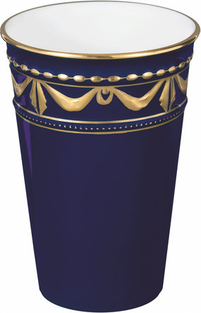 KPM Champagnerbecher in Blau und Gold - Bild 1