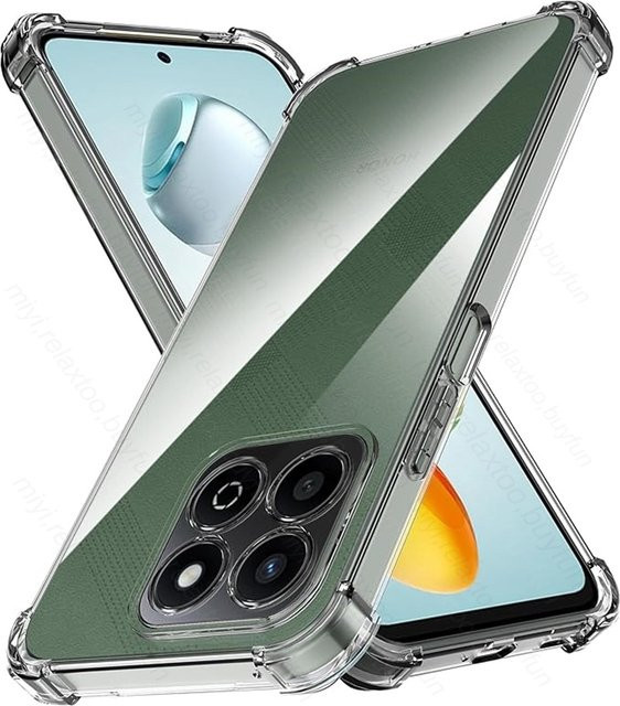 Honor X7c 4G Transparente TPU-Softhülle Stoßfeste Ultradünne Schutzhülle in Transparent - Bild 1
