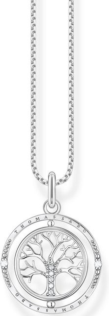 Thomas Sabo Halskette, 925 Silber, Zirkonia, Damen - Bild 1
