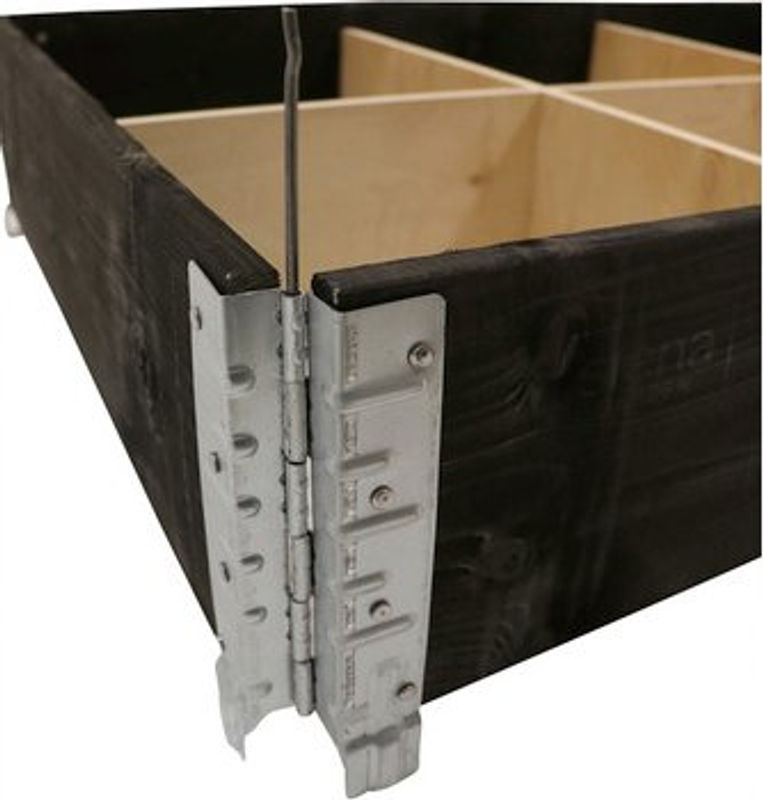 Siena Garden Hochbeet aus Nadelholz in Schwarz, B/T/H: 60 x 19,5 x 80 cm - Bild 2