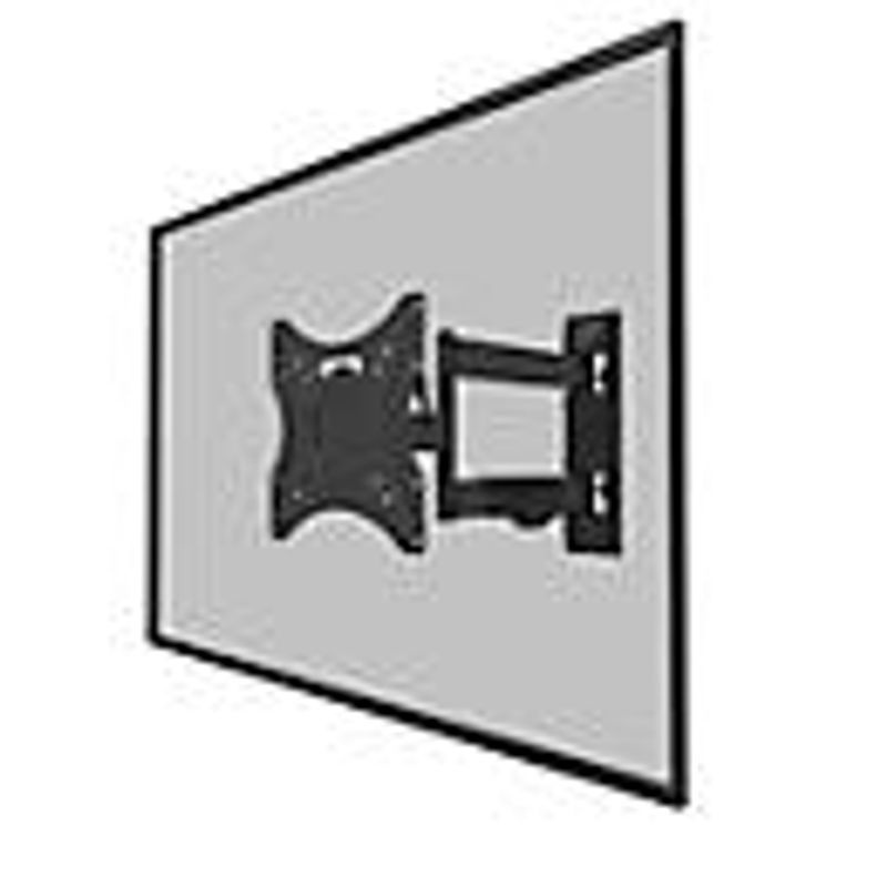 Neomounts WL40-550BL12 TV-Wandhalterung für 32 bis 55 Zoll, neigbar und schwenkbar, schwarz, VESA 100x100 mm - Bild 2