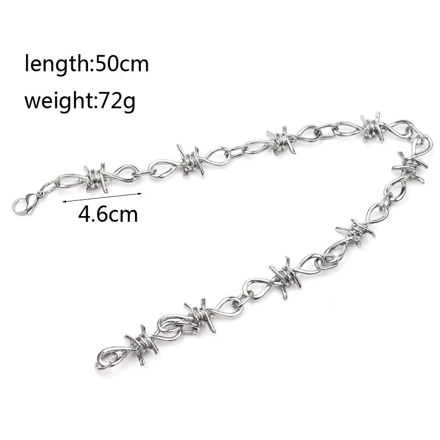 TAKARA TOMY Halskette, Dornen, Edelstahl, Silber, Unisex - Bild 2