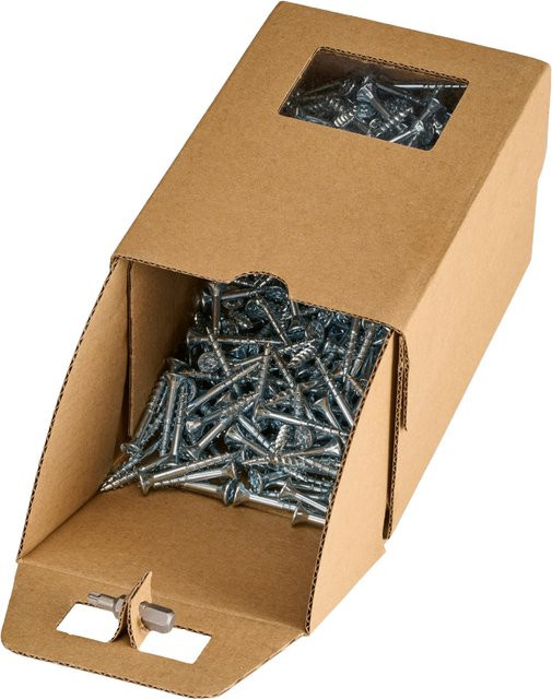 Parkside Spanplatten-Schrauben mit Torx-Antrieb, verzinkter Stahl, Farbe: Silber, Durchmesser: 4,0 mm, Länge: 30 mm - Bild 1