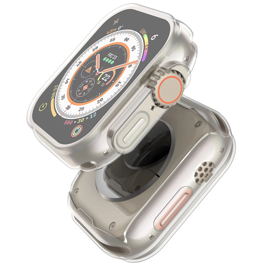 Hiyii Uhrengehäuse für Apple Watch, transparent, Unisex - Bild 3