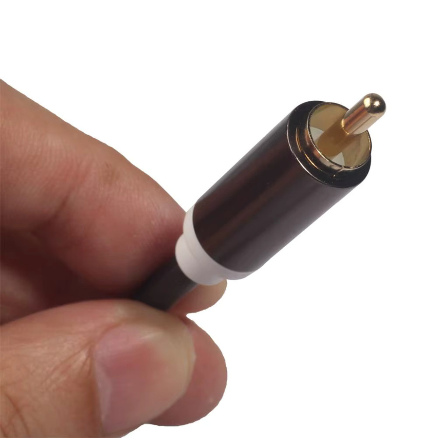 MOJOYCE Audio Signal Patch Adapter Kabel Dual XLR auf Dual RCA in Schwarz, Länge: 1,5 m - Bild 4