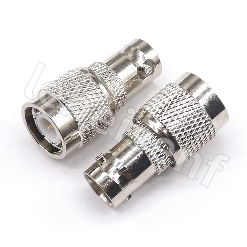 HF-Adapter TNC-Stecker auf BNC-Buchse in Silber - Bild 2