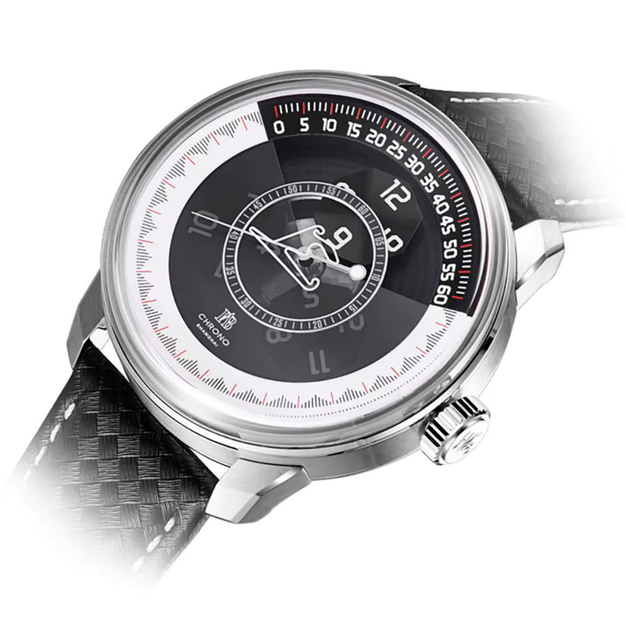 Shanghai Watch Automatik-Armbanduhr, Edelstahl, Leder, Herren - Bild 2
