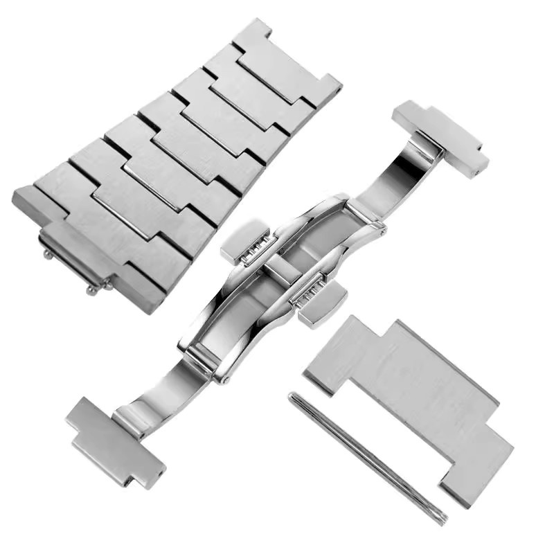 ZETHYDUM Uhrenzubehör, Edelstahl, Silber, Unisex - Bild 4