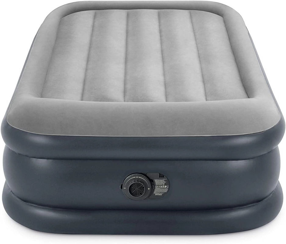 Intex DuraBeam Deluxe Pillow Rest Raised Luftbett, Grau, B/T/H: 99 x 191 x 42 cm - Bild 5