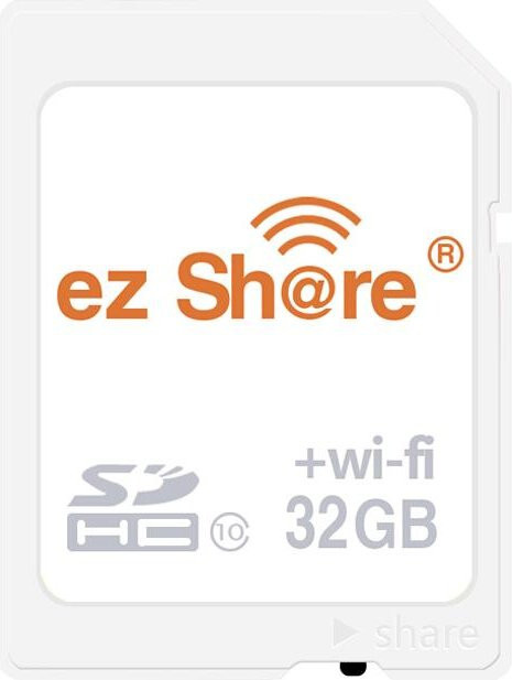 EZ Share SD-Karte mit WiFi, Klasse 10 Speicherkarte, 32 GB, Weiß - Bild 1