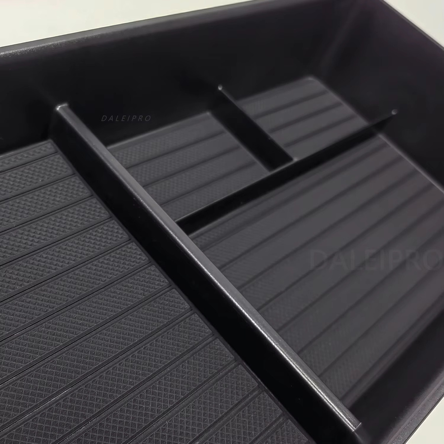 Xpeng G9 Center Console Organizer Armlehnen-Ablagebox mit Telefonhalter und Getränkehalter aus ABS in Schwarz - Bild 5
