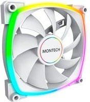 Montech AX140 PWM ARGB Gehäuselüfter, Weiß, B/H/T: 14,0 x 14,0 x 2,5 cm - Bild 1
