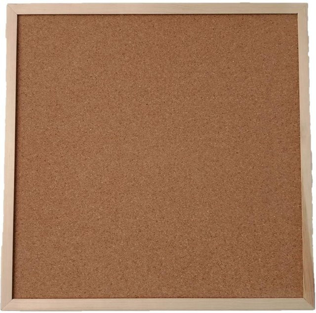Korktafel aus Holz von SuperMerchantEU, Farbe: Braun, B/H: 80 x 80 cm - Bild 1