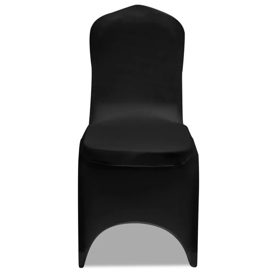 vidaXL Stretch-Stuhlhussen für Esszimmerstühle, 100 Stück, Schwarz, elastisches Material - Bild 2