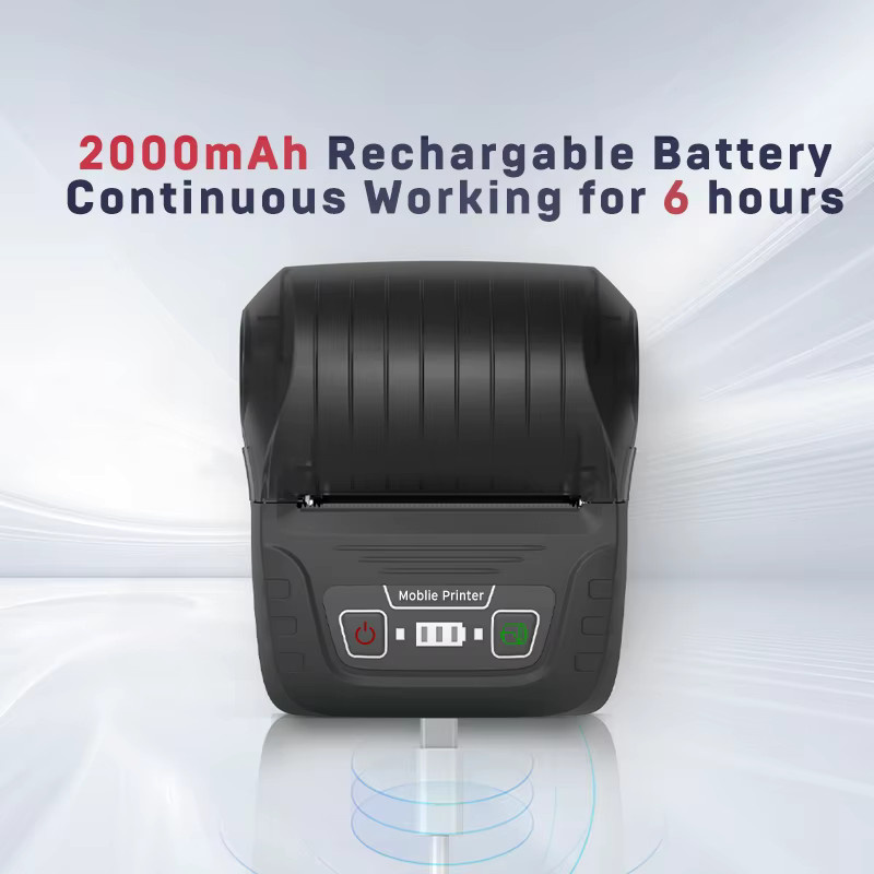 KAYSION Mini-Etikettendrucker – Tragbarer Bluetooth Thermo-Drucker für selbstklebende Aufkleber und Preisschilder - Bild 2