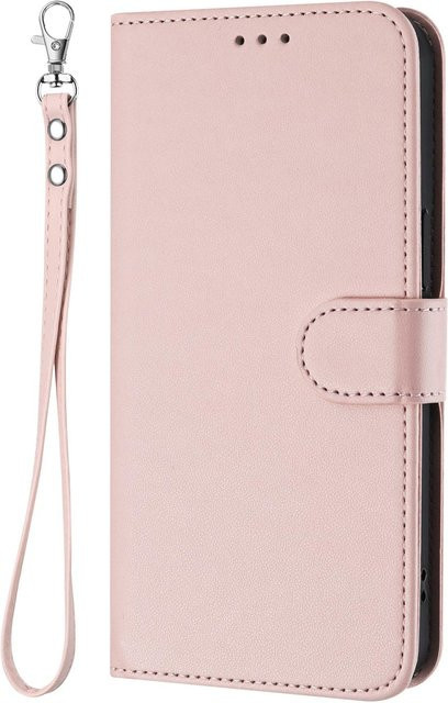 Motorola Thinkphone 25 Brieftaschen-Klapphülle aus PU-Leder mit Kartenfächern in Rosa - Bild 1