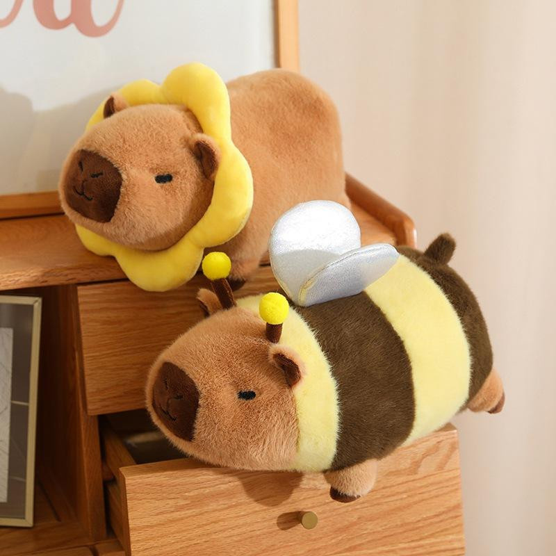 Capybara Bienen Plüschpuppe Bunt / Mehrfarbig - Bild 3