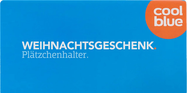 Coolblue Geschenkgutschein Weihnachten 25 Euro in Blau - Bild 1