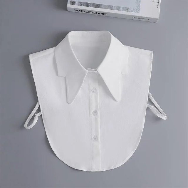Falscher Kragen, Weiß/Schwarz, Damenmode - Bild 1